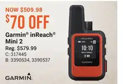 Cabela's Garmin inReach Mini 2 offer