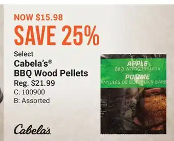 Cabela's Select Cabela's BBQ Wood Pellets offer