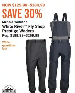 Cabela's White River Fly Shop Prestige Waders offer