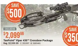 Cabela's TenPoint Viper 430 Crossbow Package offer