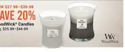 Cabela's WoodWick Candles offer