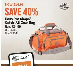 Cabela's Bass Pro Shops Catch-All Gear Bag offer