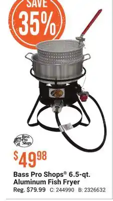 Cabela's Bass Pro Shops 6.5-qt. Aluminum Fish Fryer offer