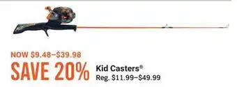 Cabela's Kid Casters offer
