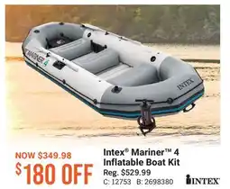 Cabela's Intex Mariner 4 Inflatable Boat Kit offer