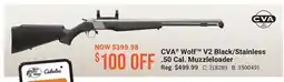 Cabela's CVA Wolf V2 Black/Stainless. 50 Cal. Muzzleloader offer