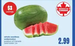 Wholesale Club WHOLE SEEDLESS WATERMELON offer
