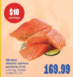 Wholesale Club ATLANTIC SALMON PORTIONS, 6 OZ, 4.54 kg offer