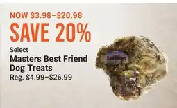 Cabela's Select Masters Best Friend Dog Treats offer