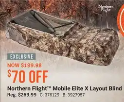 Cabela's Northern Flight Mobile Elite X Layout Blind offer