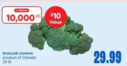 Wholesale Club Broccoli crowns offer