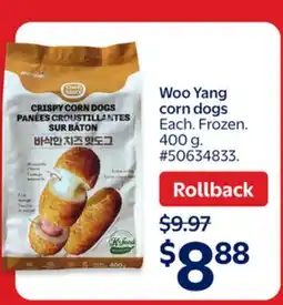 Walmart Woo Yang corn dogs offer