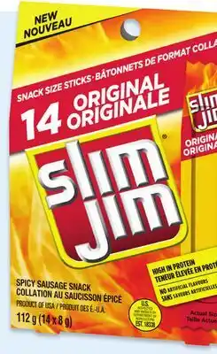 Walmart Slim Jim snack size sticks 14-pack offer
