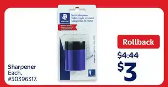 Walmart Sharpener offer