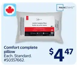 Walmart Comfort complete pillow offer