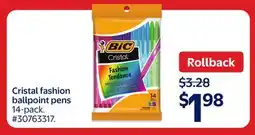 Walmart Cristal fashion ballpoint pens offer