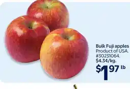 Walmart Bulk Fuji apples offer