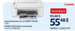 Walmart Canon PIXMA TS3720 all-in-one printer offer