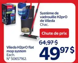 Walmart Vileda H2prO flat mop system offer