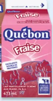 Walmart Québon milk, chocolate milk or strawberry milk offer