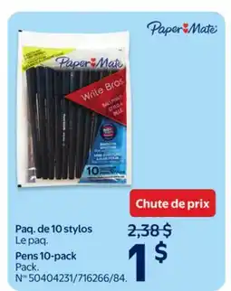 Walmart Pens 10-pack offer