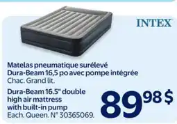 Walmart Dora-Beam 16.5 double high air mattress with built-in pump offer