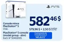 Walmart PlayStation 5 console (model group – slim) offer