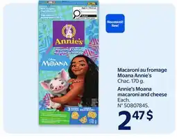 Walmart Annie's Moana macaroni and cheese offer