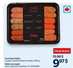 Walmart Dalisa sausages offer