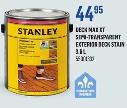 Canac DECK MAX XT SEMI-TRANSPARENT EXTERIOR DECK STAIN 3.6L offer