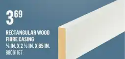 Canac Rectangular Wood Fibre Casing 5/8in.x2 1/2 in.x85 in offer