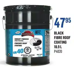 Canac Black Fibre Roof Coating 18.9L offer
