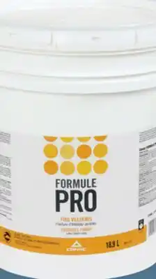 Canac Formule Pro Eggshell Interior Latex Paint Natural White & Colours 18.9 L offer
