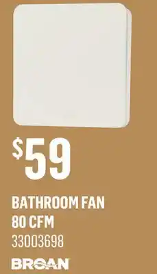 Canac Bathroom Fan offer