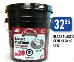 Canac Black Plastic Cement 20kg offer