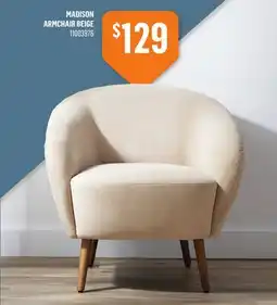 Canac Madison Armchair Beige offer