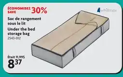 Home Hardware WHITMOR Under the bed storage bag offer