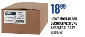 Canac Joint Mortar For Decorative Stone Ancestral Gray offer