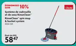 Home Hardware VILEDA RinseClean spin mop & bucket system offer