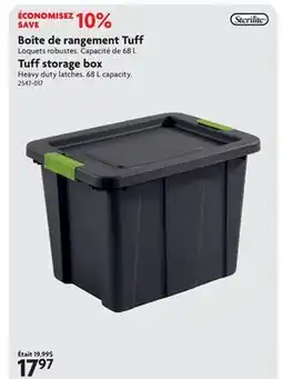 Home Hardware Tuff storage box offer