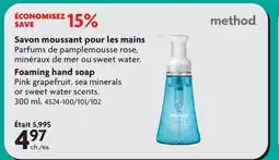 Home Hardware METHOD Foaming hand soap offer