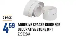 Canac Adhesive Spacer Guide for Decorative Stone 9 ft offer