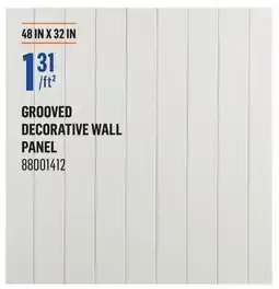 Canac Grooved Decorative Wall Panel offer