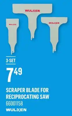 Canac Scraper Blade for Reciprocating Saw offer