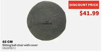Sports Experts EVOKE - 65 cm - Sitting ball chair with cover offer