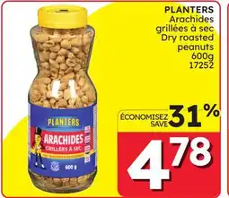 Rossy PLANTERS Dry roasted peanuts offer