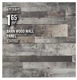 Canac Barn Wood Wall Panel offer