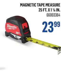 Canac Magnetic Tape Measure 25 ft. x 1 1/8 in offer