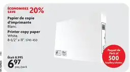 Home Hardware imprimante Printer copy paper offer