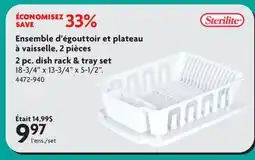 Home Hardware 2 pc. dish rack & tray set offer